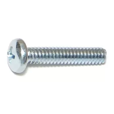 #10-24 X 1Zinc Phillips Pan Head Machine Screws (100 Pcs.)