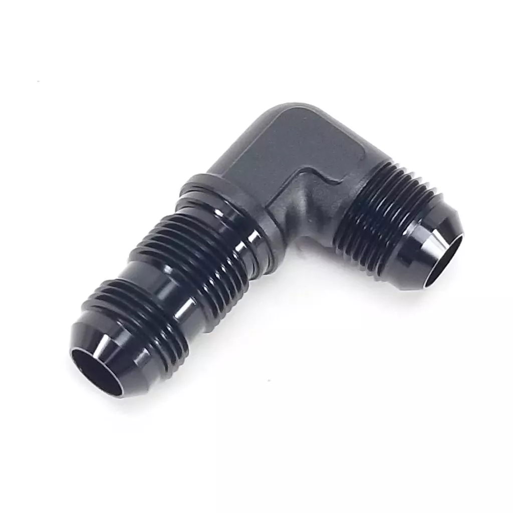 -10AN 90 Degree Bulkhead Fitting – Black – WARR Performance 47-0036