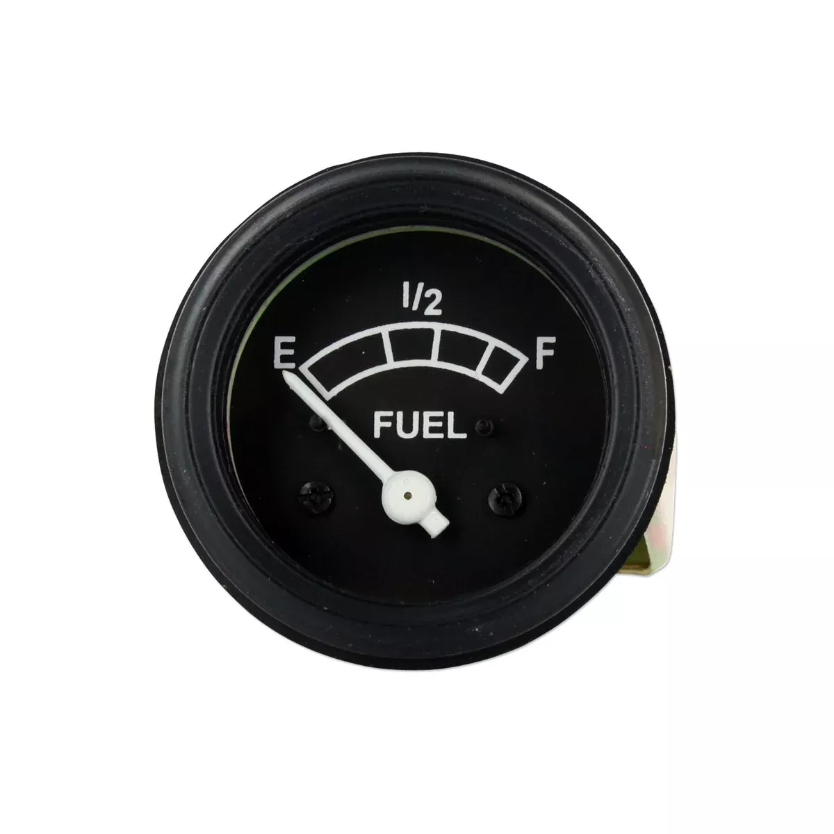 12 Volt Negative Ground Fuel Gauge With Black Bezel