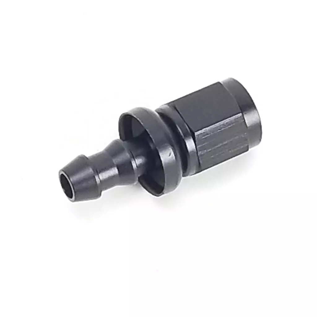 -4AN Pushlock Hose End – Straight – Black – Vibrant 22004