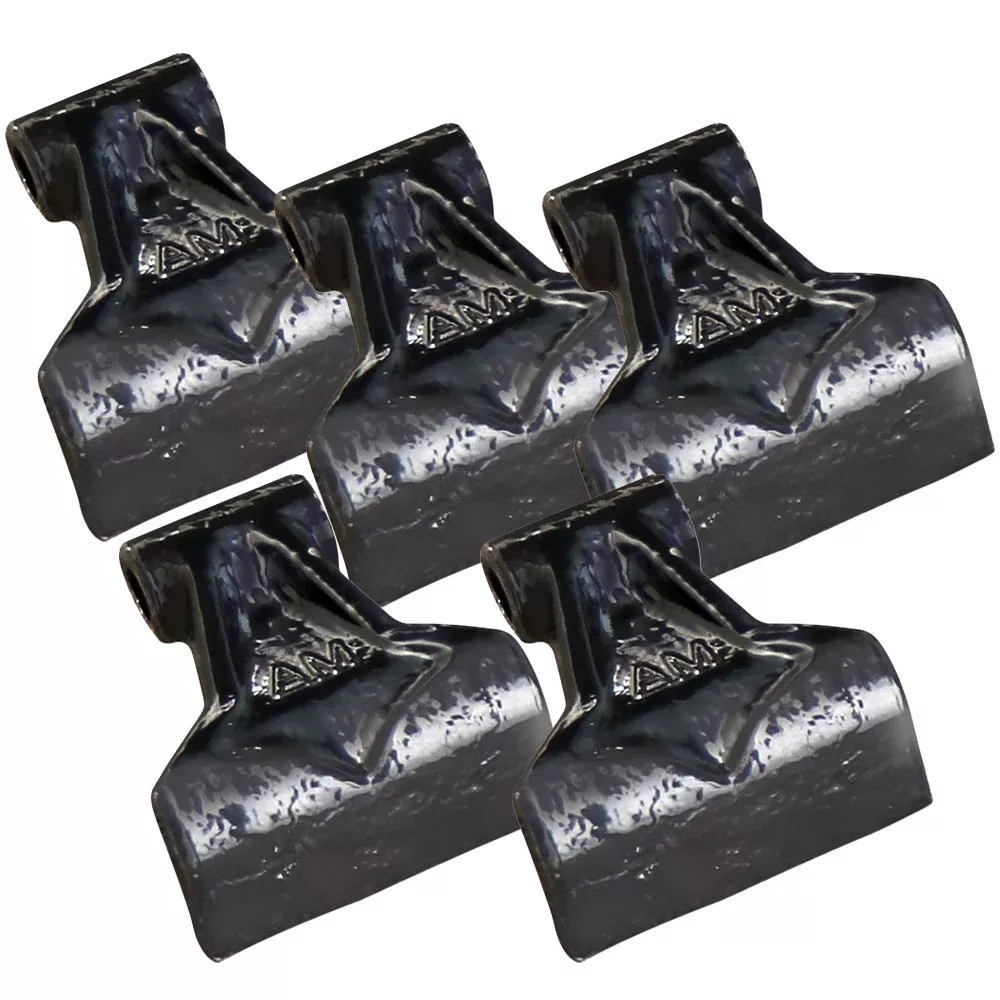 5 Pack 3" Wide Replacement Flail Hammer Blades