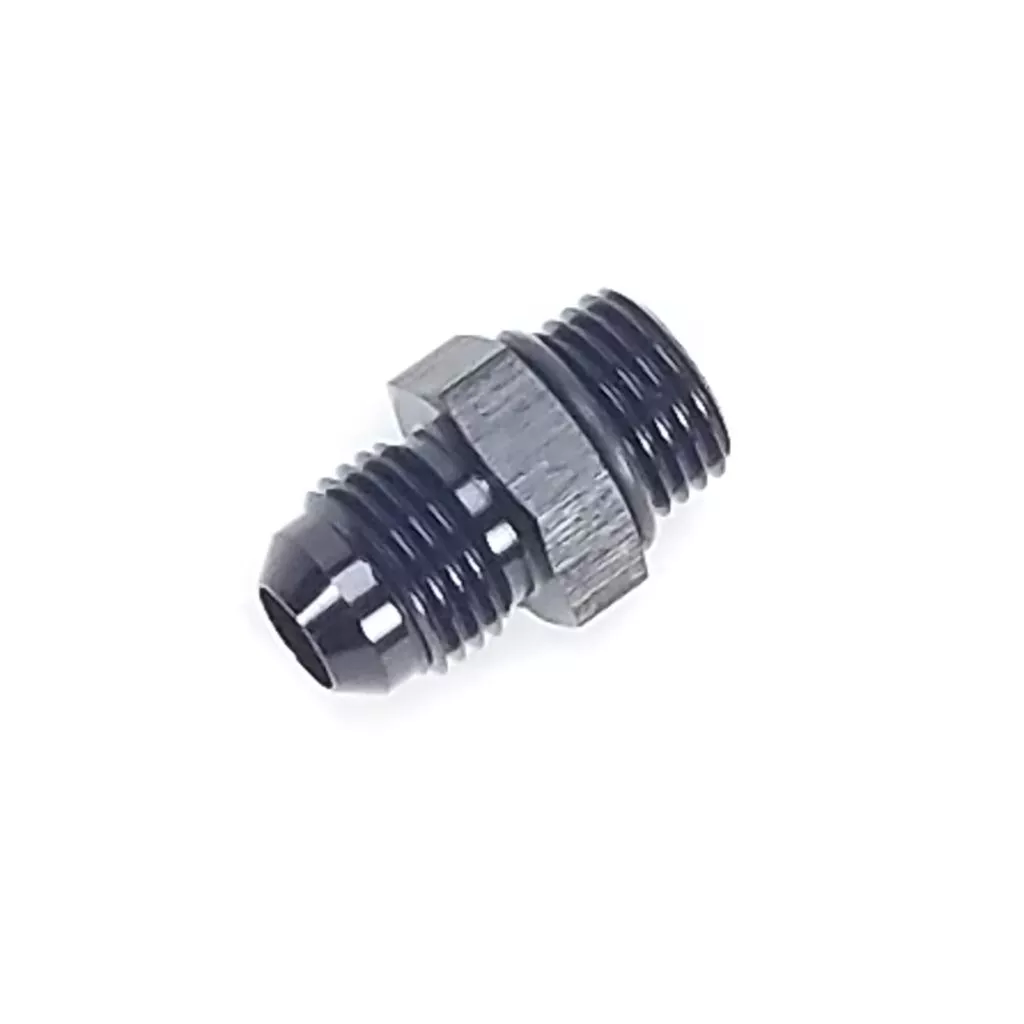 -6 ORB to -6 AN Adapter Fitting – Black Anodized – WARR Performance 47-0089