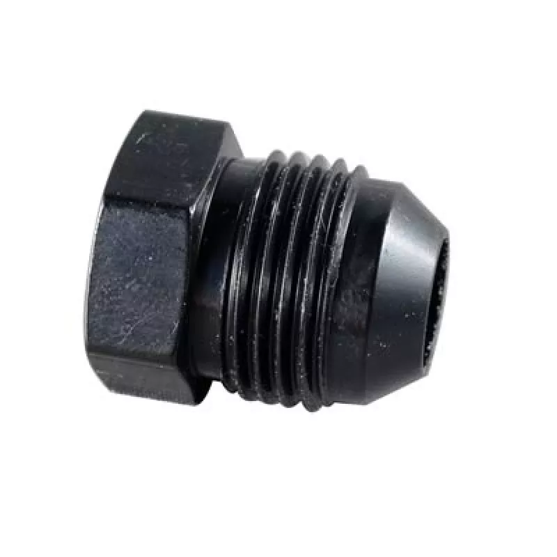 -6AN Plug – Black Anodized – 47-0055