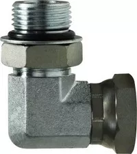 90 Degree O-Ring Swivel Adapter