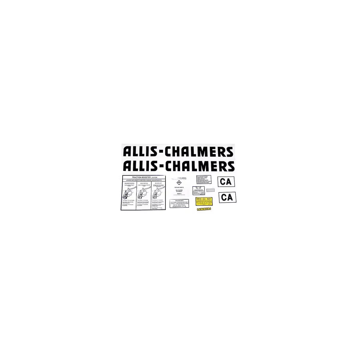 AC CA: Mylar Decal Set