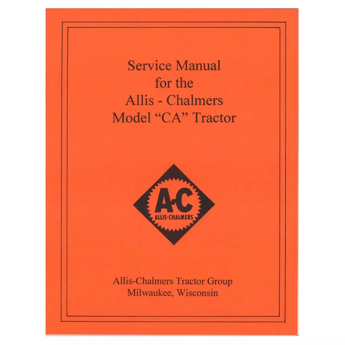 AC Ca Service Manual Reprint