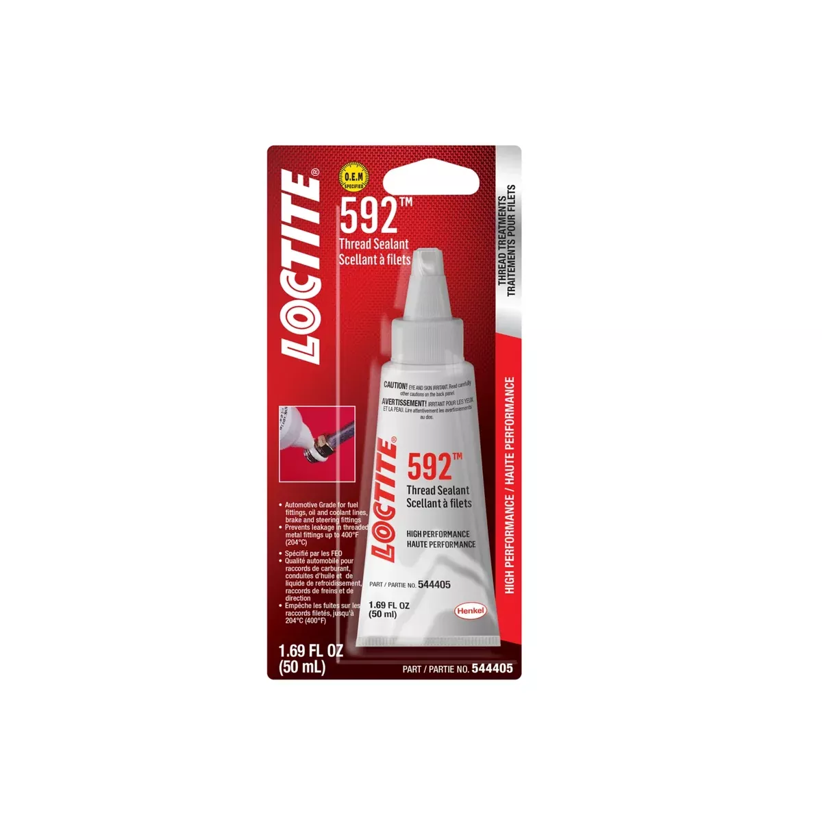 Adhesive - Loctite 592 - White Thread Sealant (50 mL), 209761