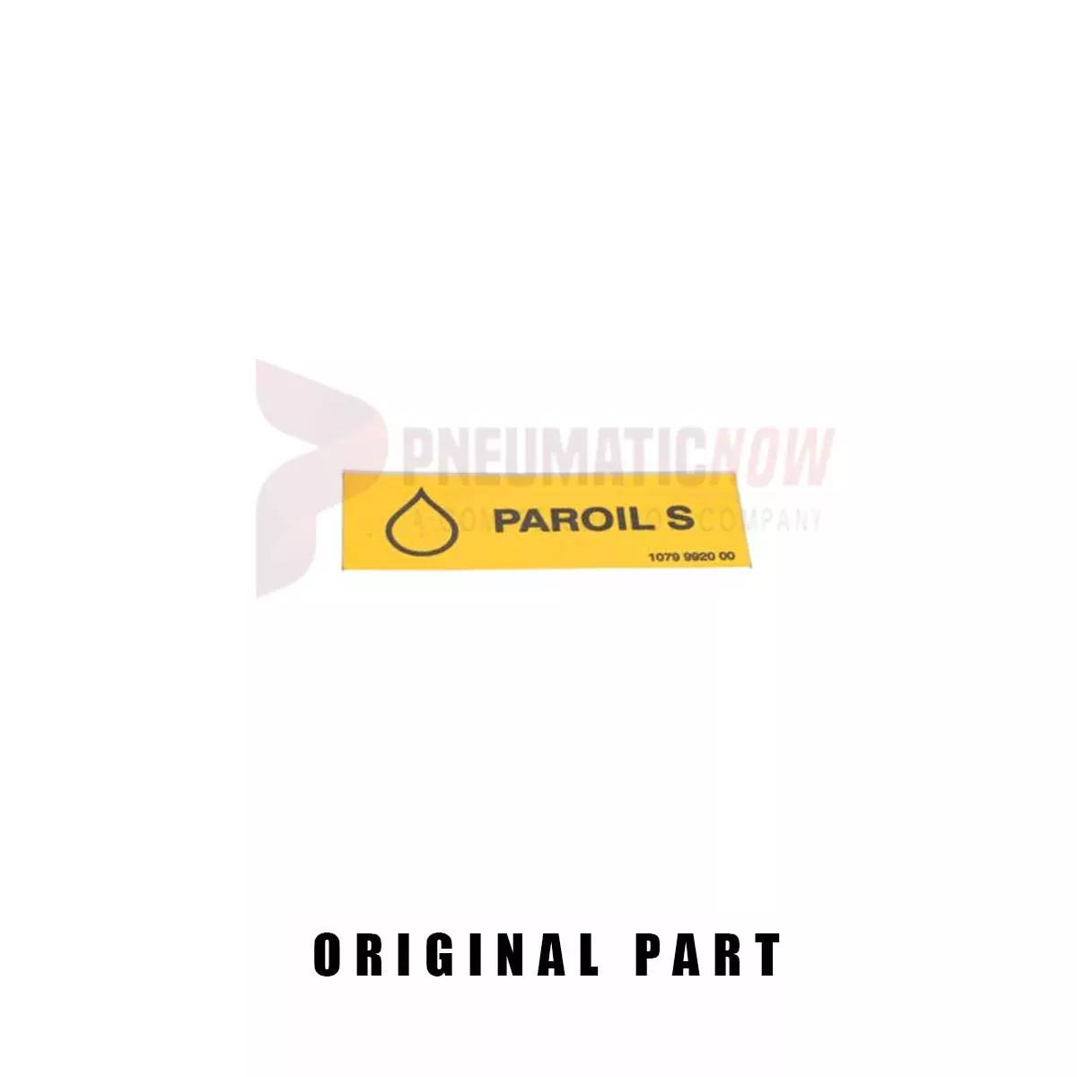 Atlas Copco Information Label Part: 1079992000