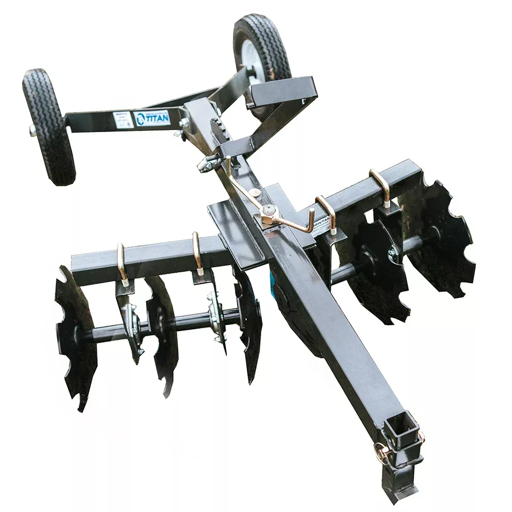 ATV Transformer Tow Frame With 4 FT Notched Disc Harrow