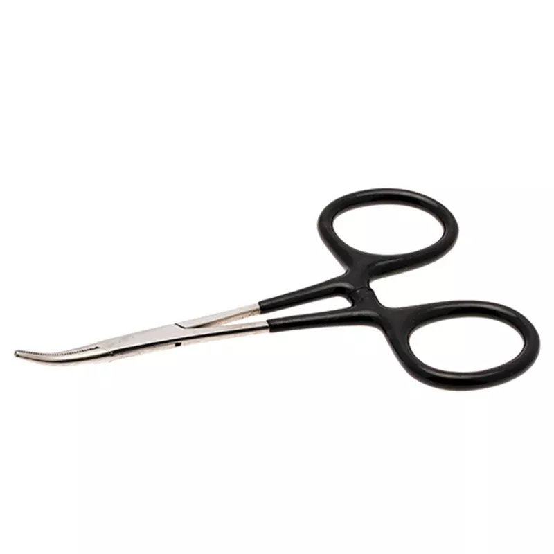 Aven 12012 5" Curved Hemostat w/ Plastic Coasted Handle