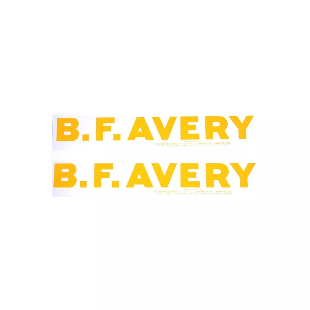 Avery Bf: Mylar Hood Decal, Pair