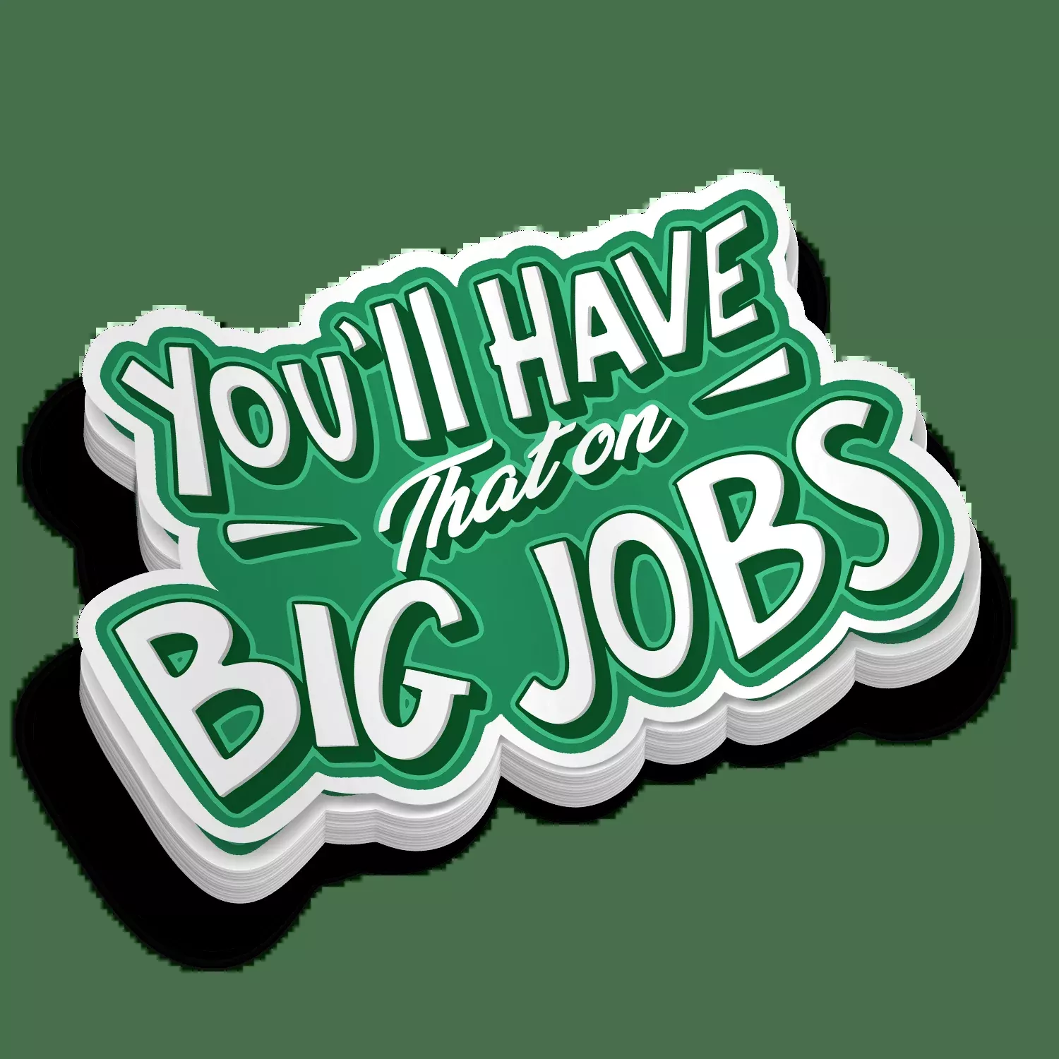 Big Jobs - Helmet Decal