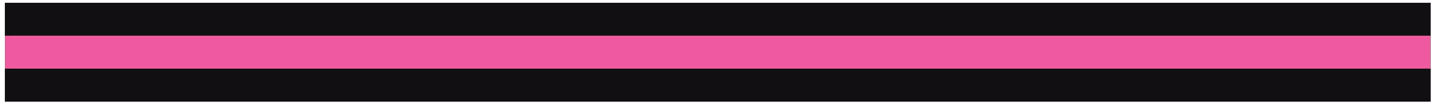 BLACK & PINK TRIPLE STRIPE REFLECTIVE HELMET TRIM
