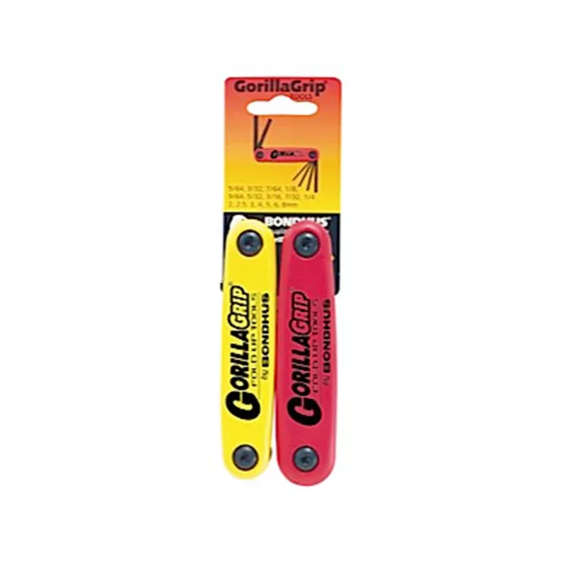 Bondhus 12522 Gorilla Grip Fold Up Tool, 2 Piece