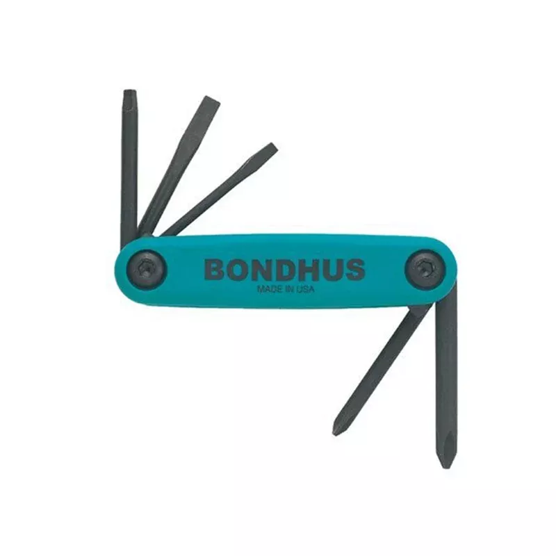 Bondhus 12545 GorillaGrip Set of 5 Fold up Utility Set