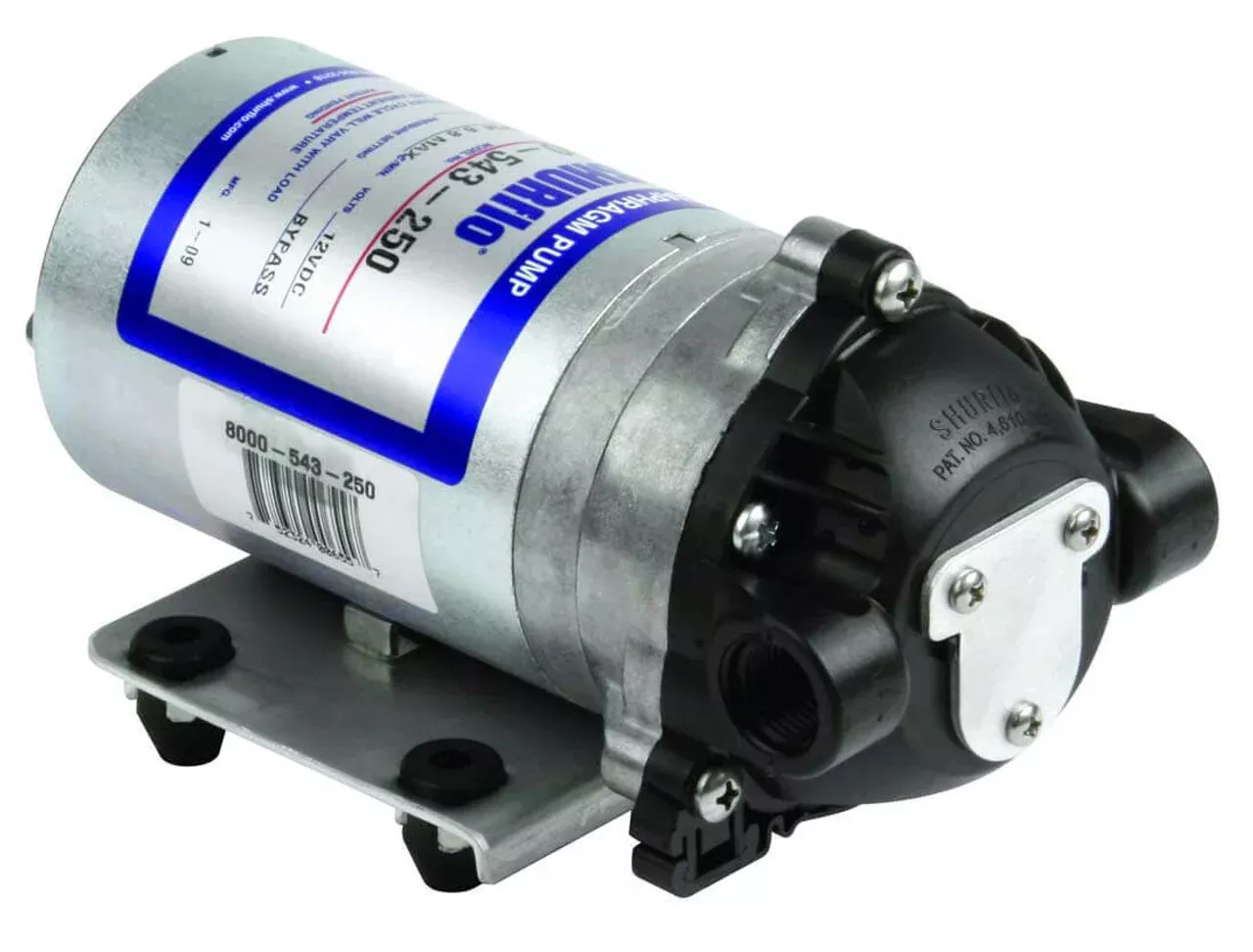 Bypass Pump, 40 PSI Bypass, 12V,8000-543-210