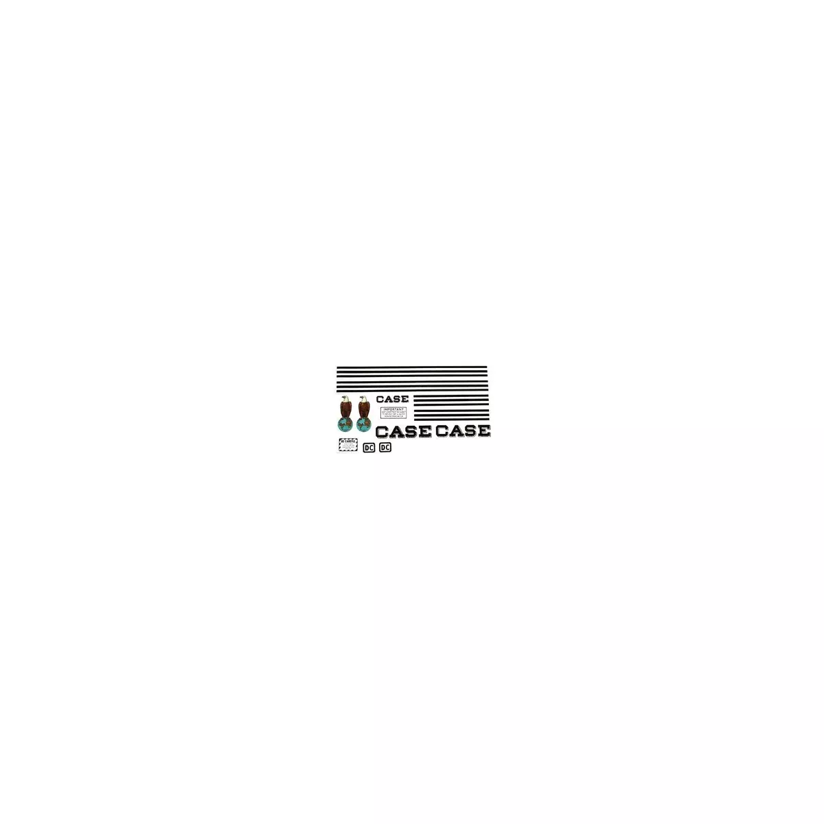 Case DC: Mylar Decal Set