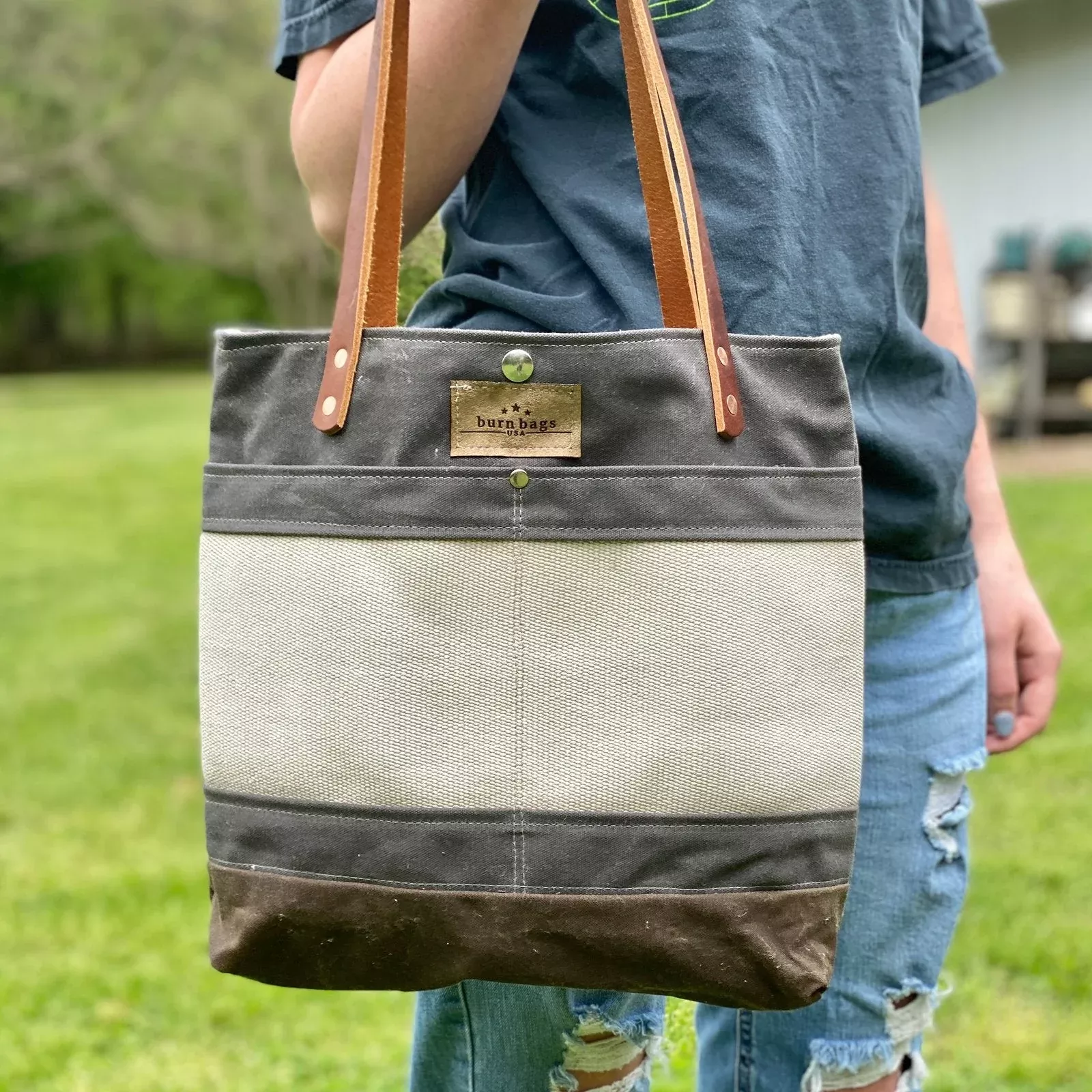 Charcoal Gray Classic Burn Bag