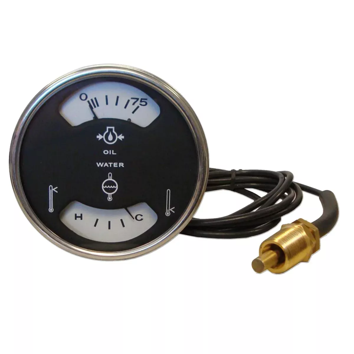 Cluster Gauge Assembly - Oil And Temperature