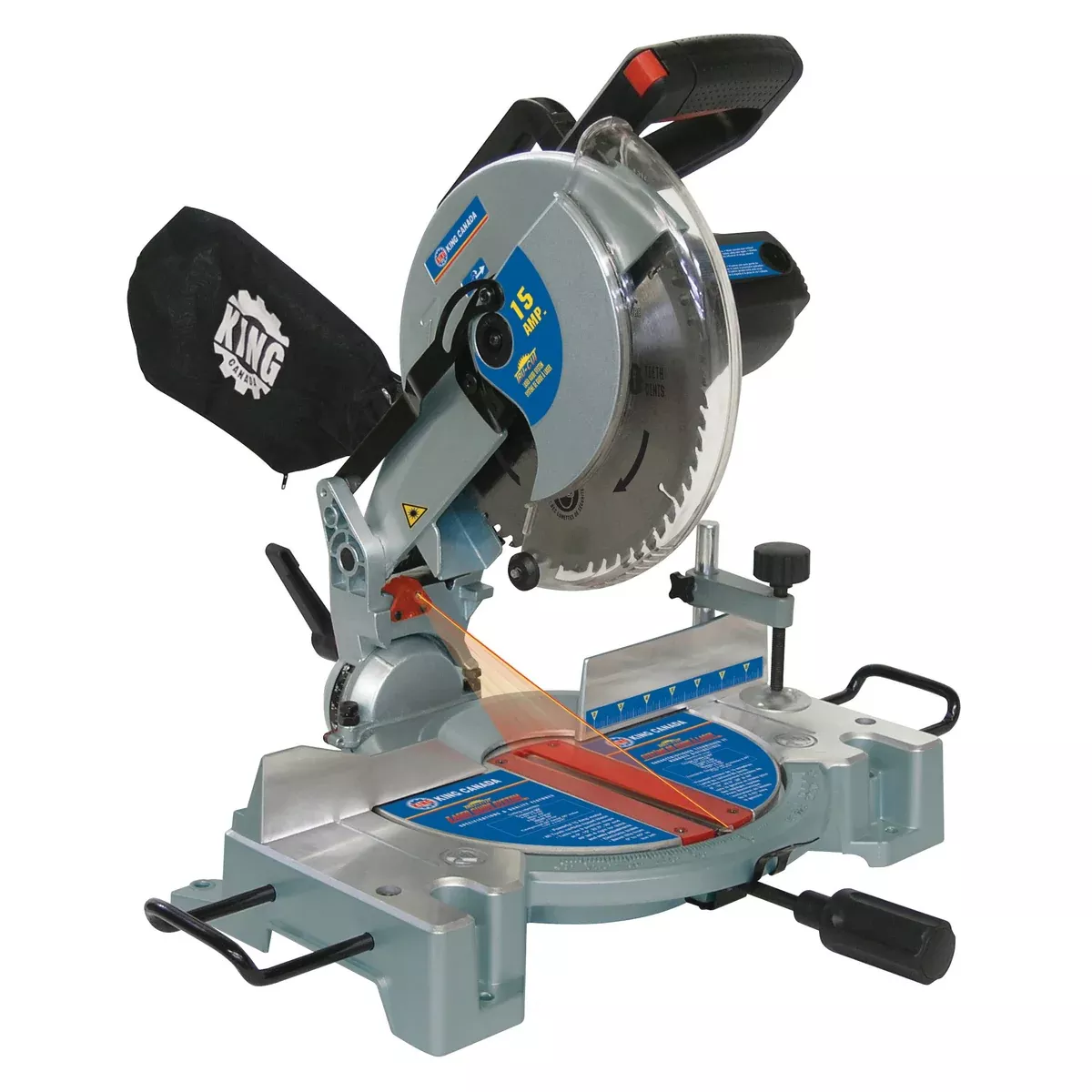Compound Miter Saw - King Canada 10" with Laser 8324N
