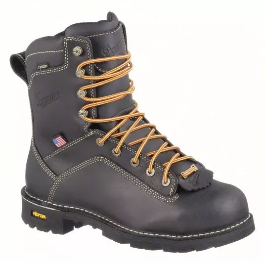 Danner 17311-9D Size 9 Men's 8 in Work Boot Alloy, Black