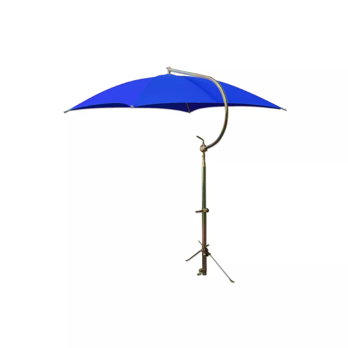 Deluxe Blue Umbrella with Brackets
