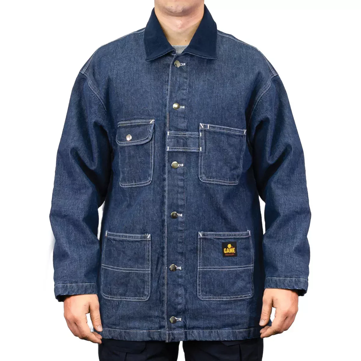 THE DENIM CHORE COAT