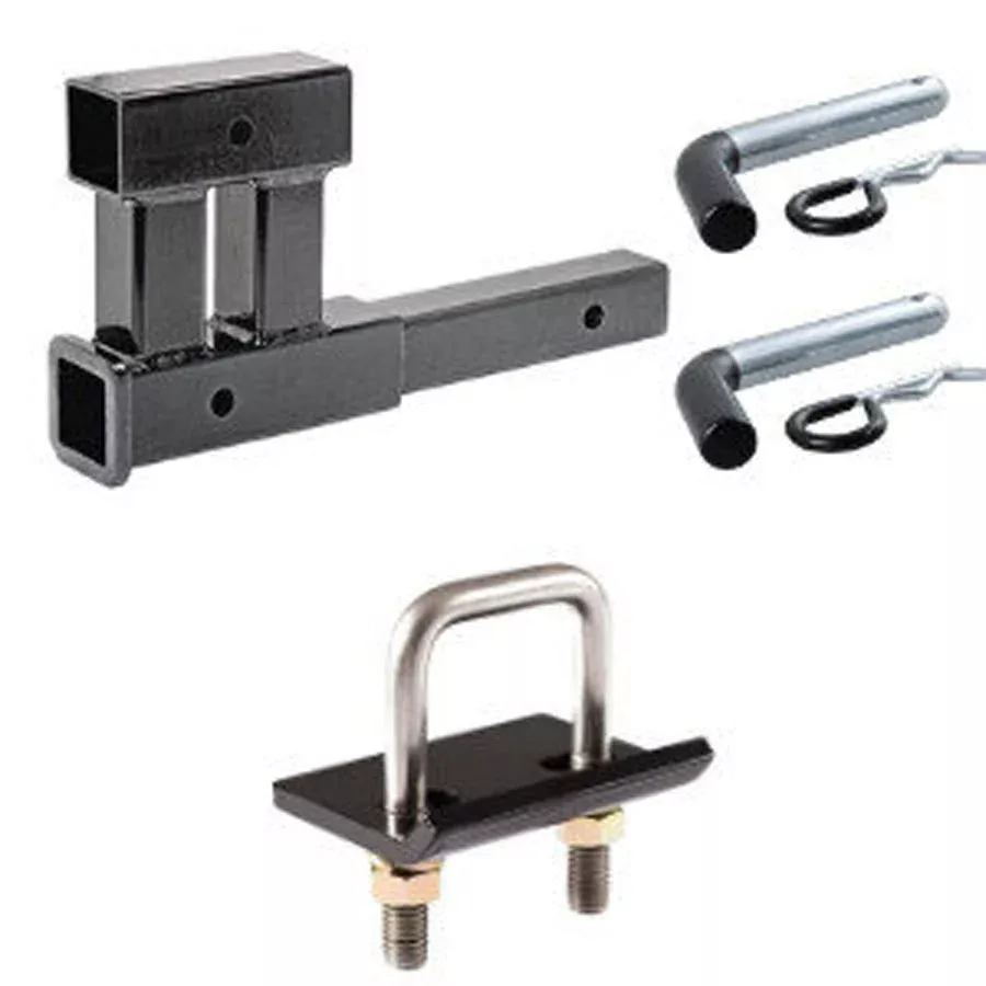 Dual 2 Inch Hitch Extender Kit