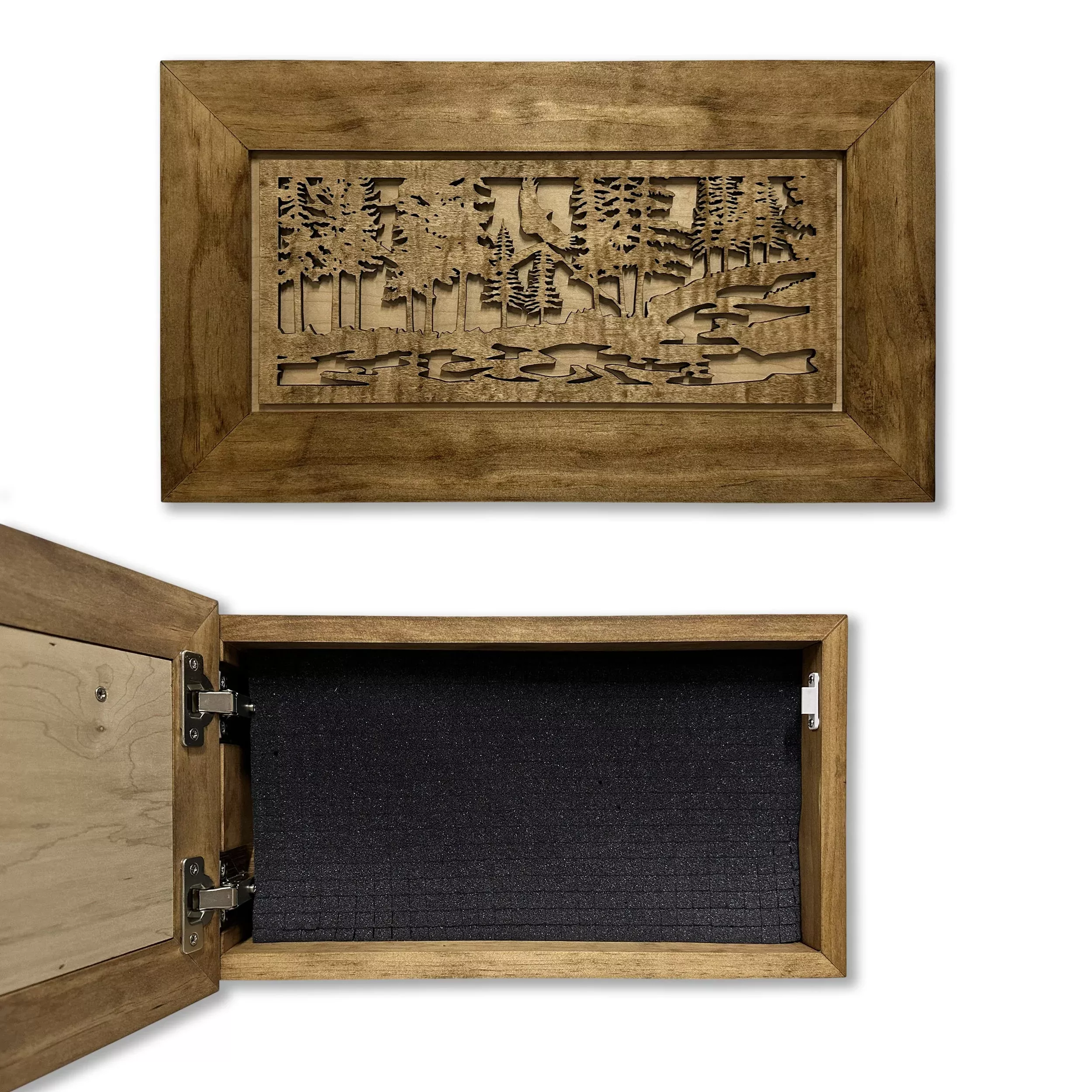 Eagle Stream Hidden Gun Cabinet with Magnetic Lock