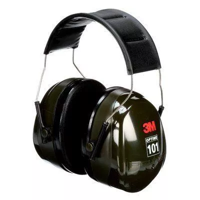 Earmuffs - 3M PELTOR Optime 101 Over-The-Head Earmuffs, H7A