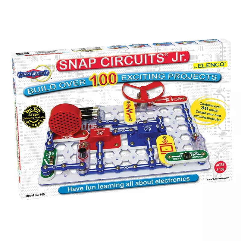 Elenco SC-100 Snap Circuits Jr. 100 Experiments Electronics Kit