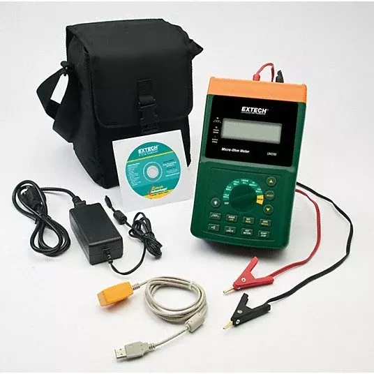 Extech UM200 Micro Ohm Meter, 60m Ohms-6000 Ohms