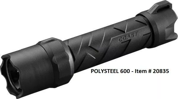 Flashlight - COAST Polysteel 600 810 Ft Beam 20835