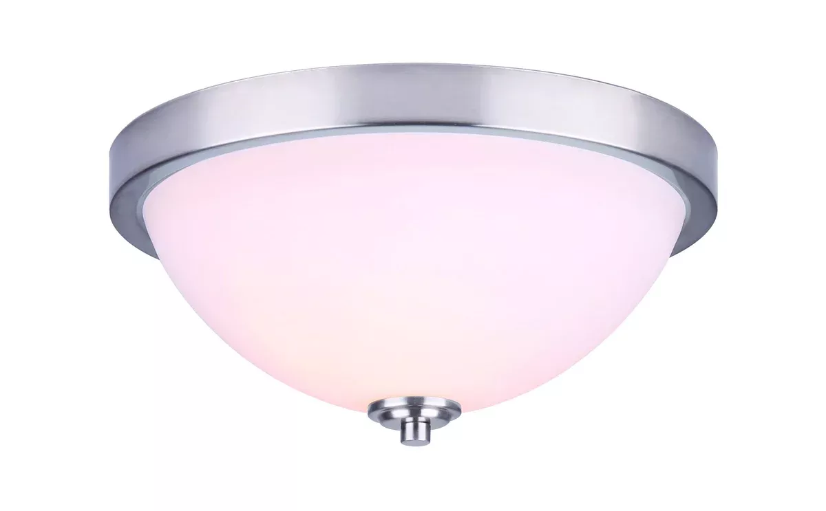 Flush Mount - Canarm NOAH Brushed Nickel 2-Light IFM765A13BN