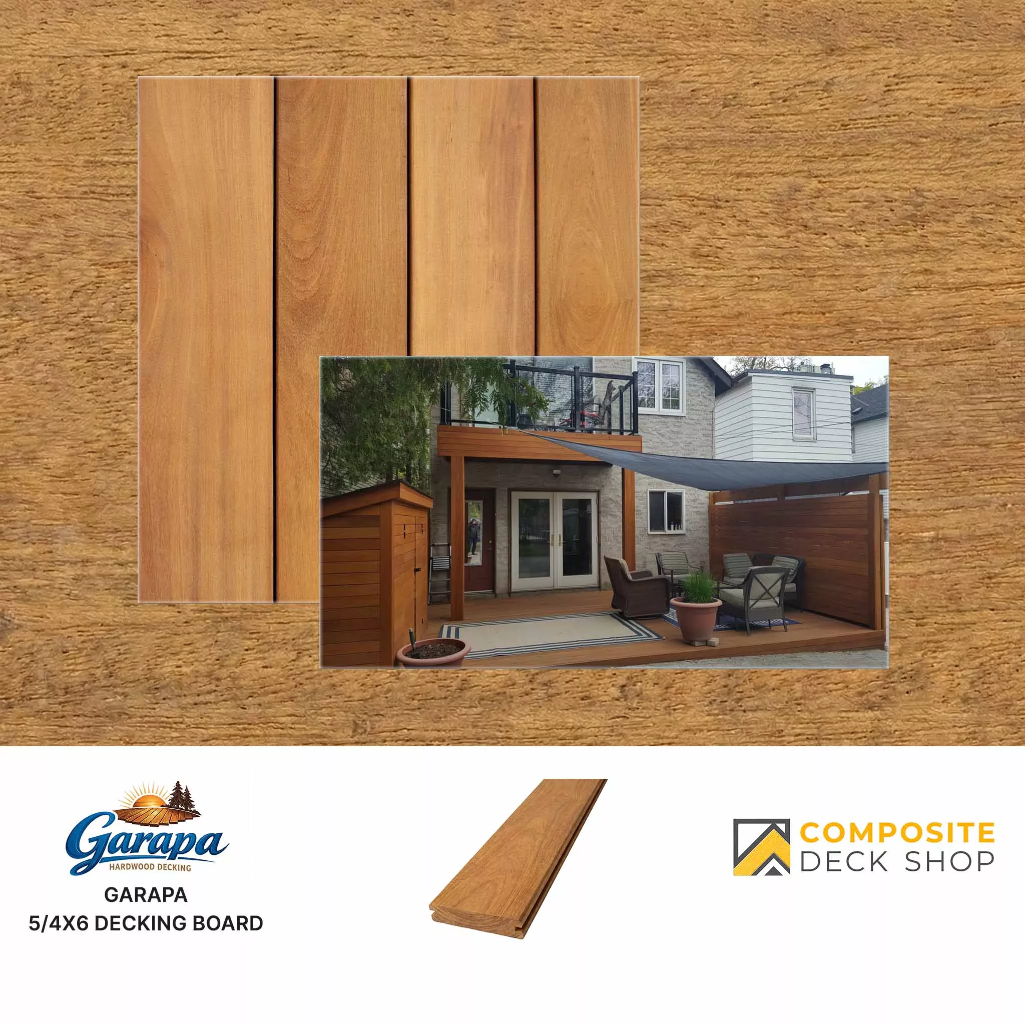 Garapa - Hardwood Decking