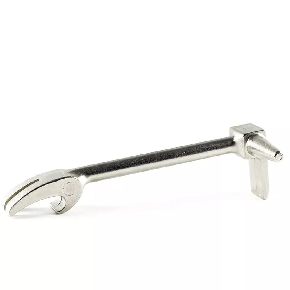 Halligan Bottle Opener - Nickel Plated