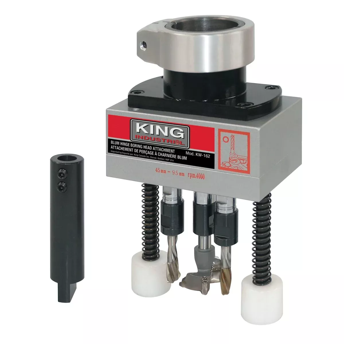 Head Attachment - King Canada Hinge Boring Head Attachment KW-162