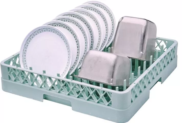 Hobart DISHRAK-PEG20 Full Size Peg Rack, Gray/Green
