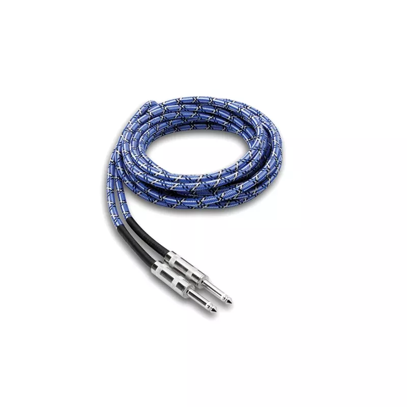 Hosa 3GT-18C1 18' Cloth Guitar Cable