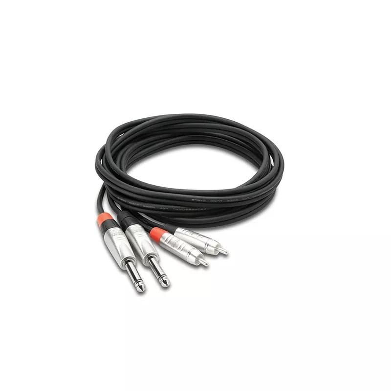Hosa HPR-003X2 3' Pro Stereo Interconnect