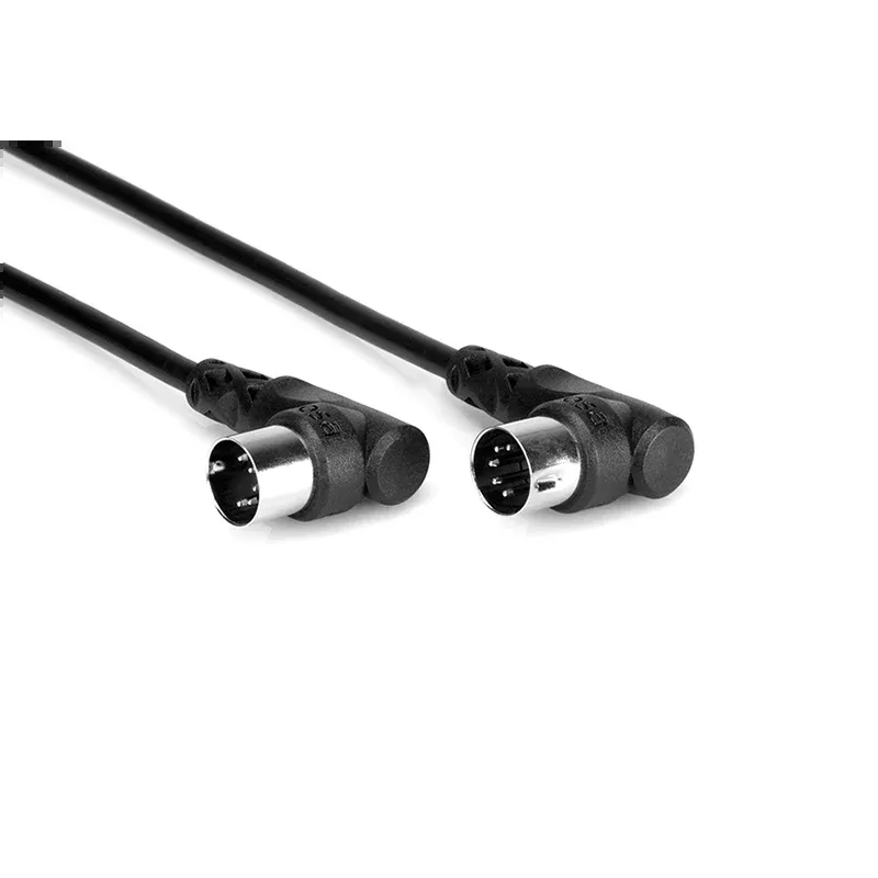 Hosa MID-303RR 3' Right-angle MIDI Cable