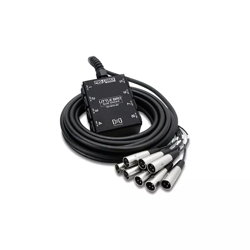 Hosa SH-8X0-25 25' Little Bro’ Sub Snake