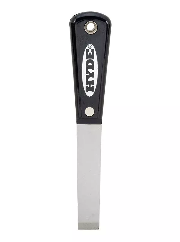 Hyde Tools 02205 3/4" Stiff Black & Silver Chisel Putty Knife