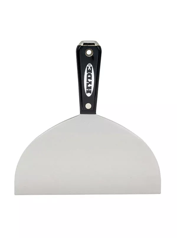 Hyde Tools 02995 8" Black & Silver Joint Knife with Hammer Head
