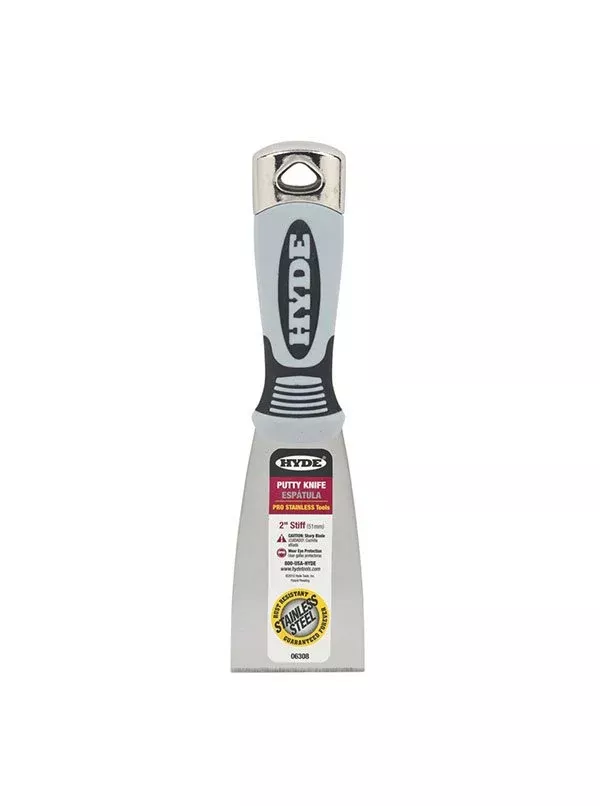 Hyde Tools 06308 2" Stiff Pro Stainless™ Putty Knife