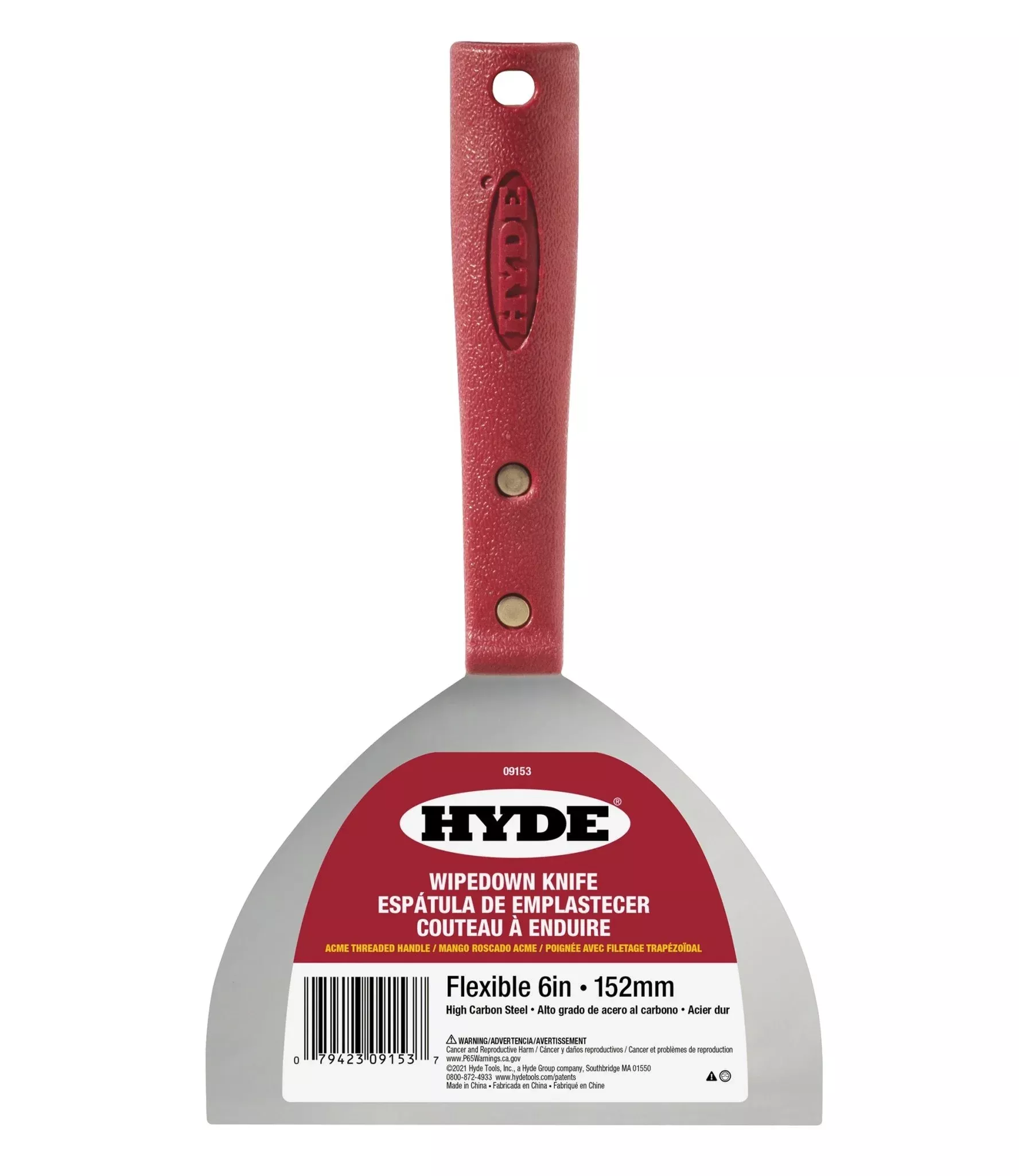 Hyde Tools 09153 6" Wipedown Knife