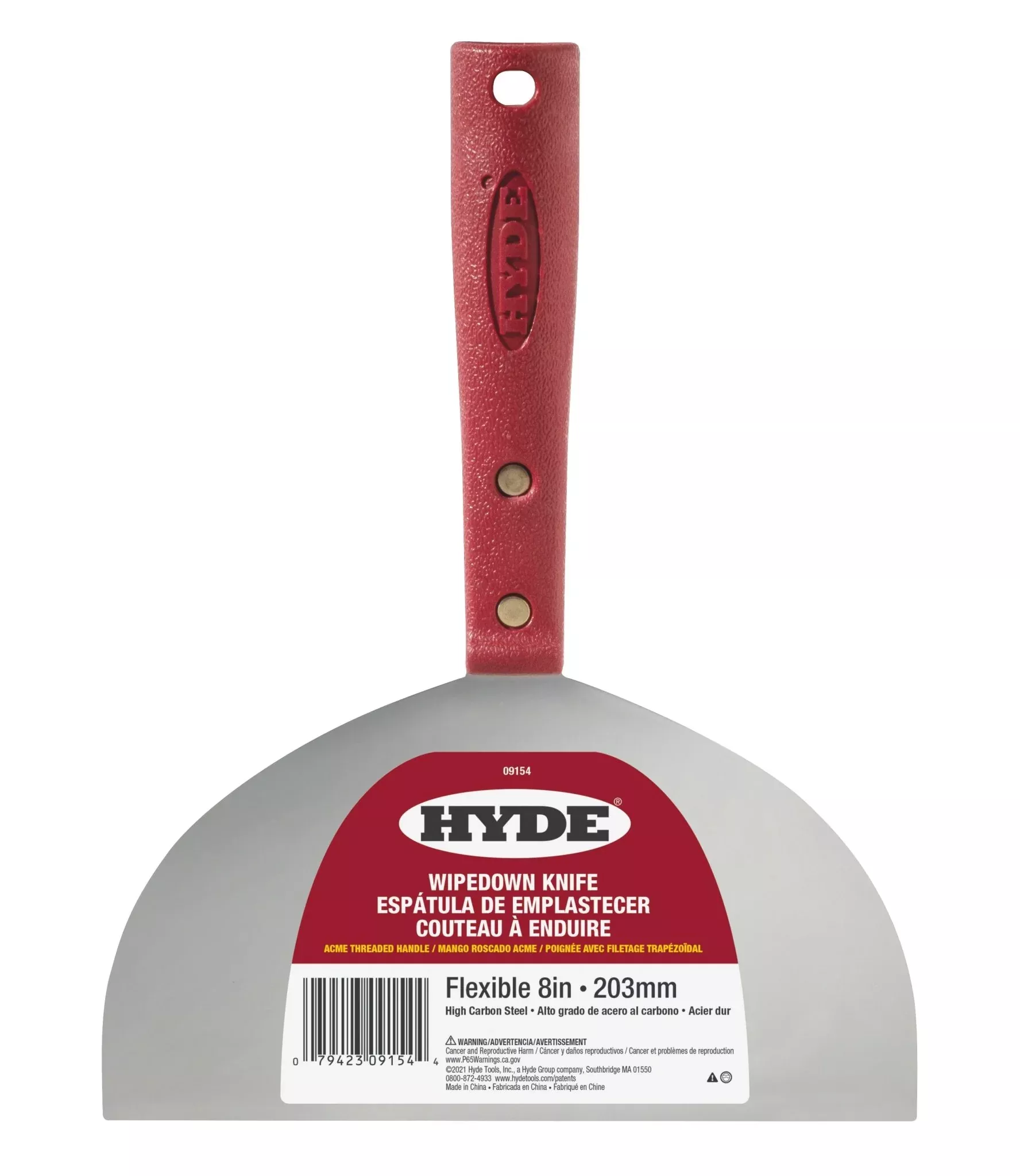Hyde Tools 09154 8" Wipedown Knife