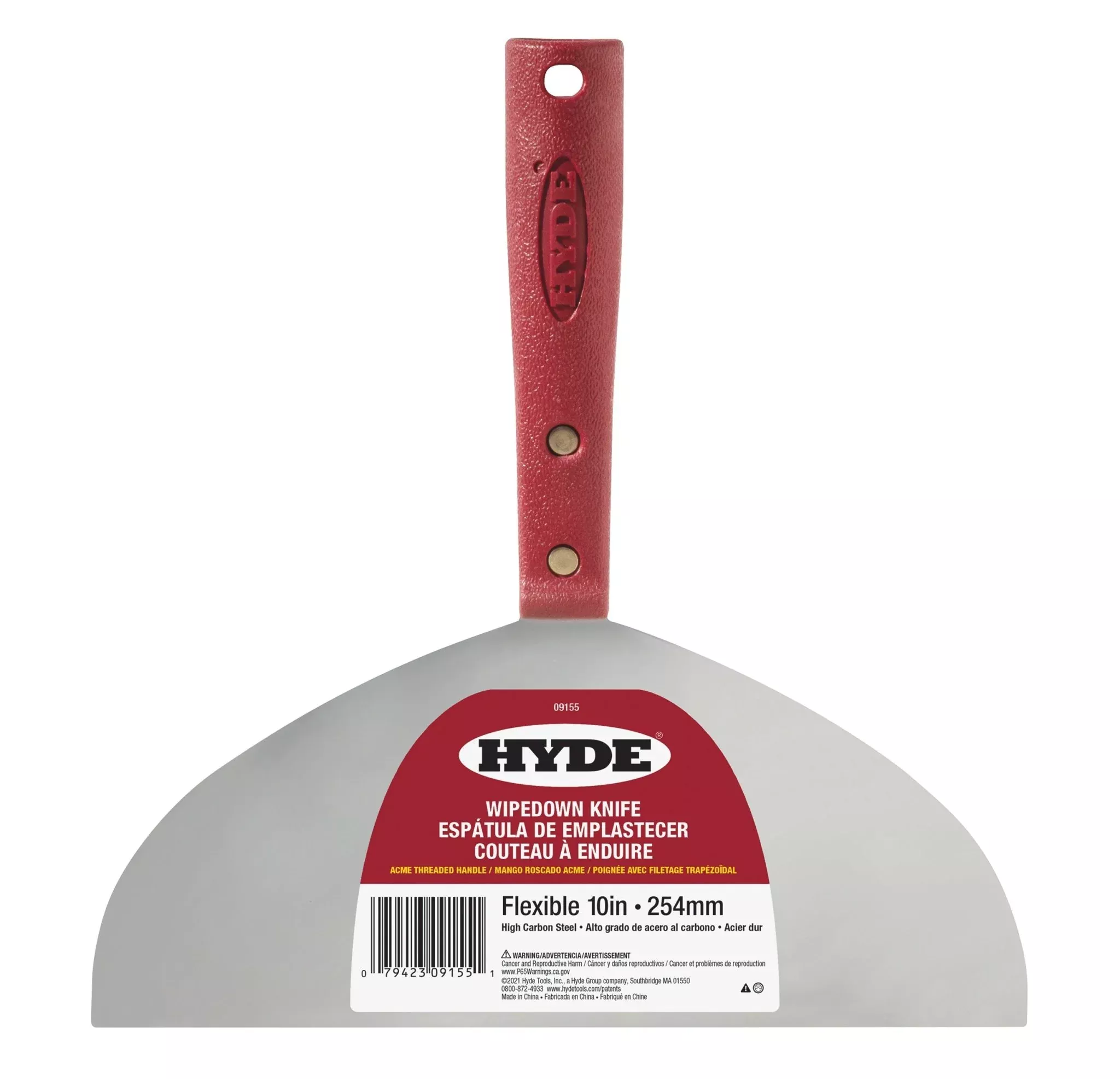 Hyde Tools 09155 10" Wipedown Knife