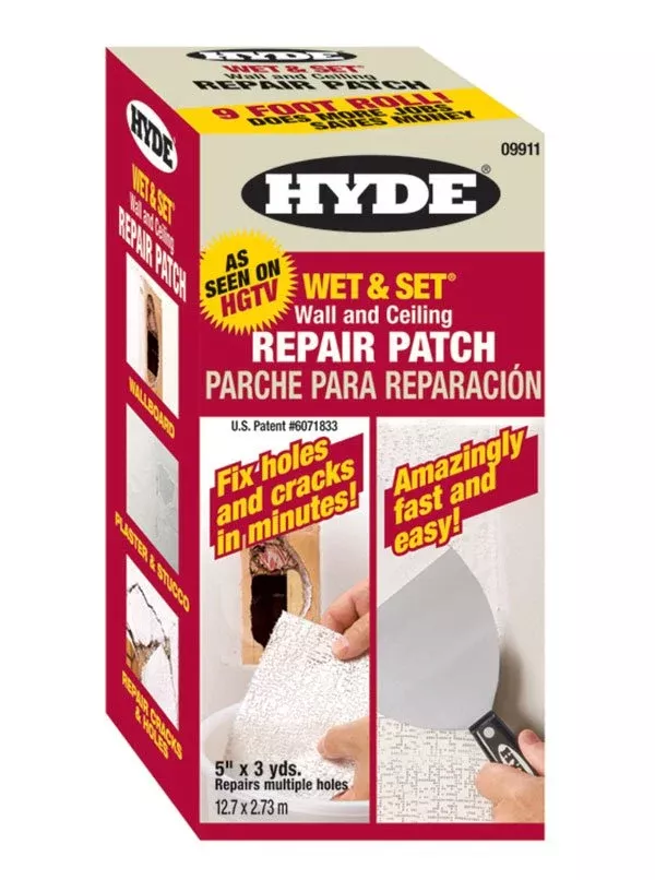 Hyde Tools 09911 Wet & Set Repair Patch