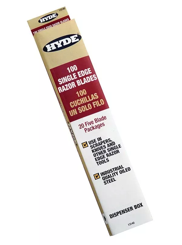 Hyde Tools 13140 Single-edge Razor Blades 100-Pack